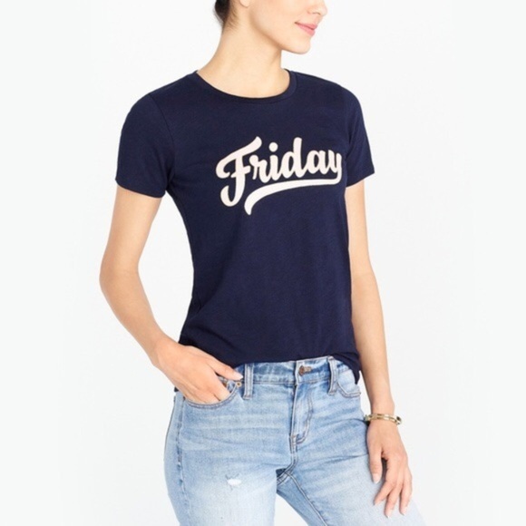 J. Crew Factory Tops - J Crew FRIDAY Collectors Tee